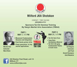 Milford JKA Shotokan Karate Club Welcomes YMAA Instructors